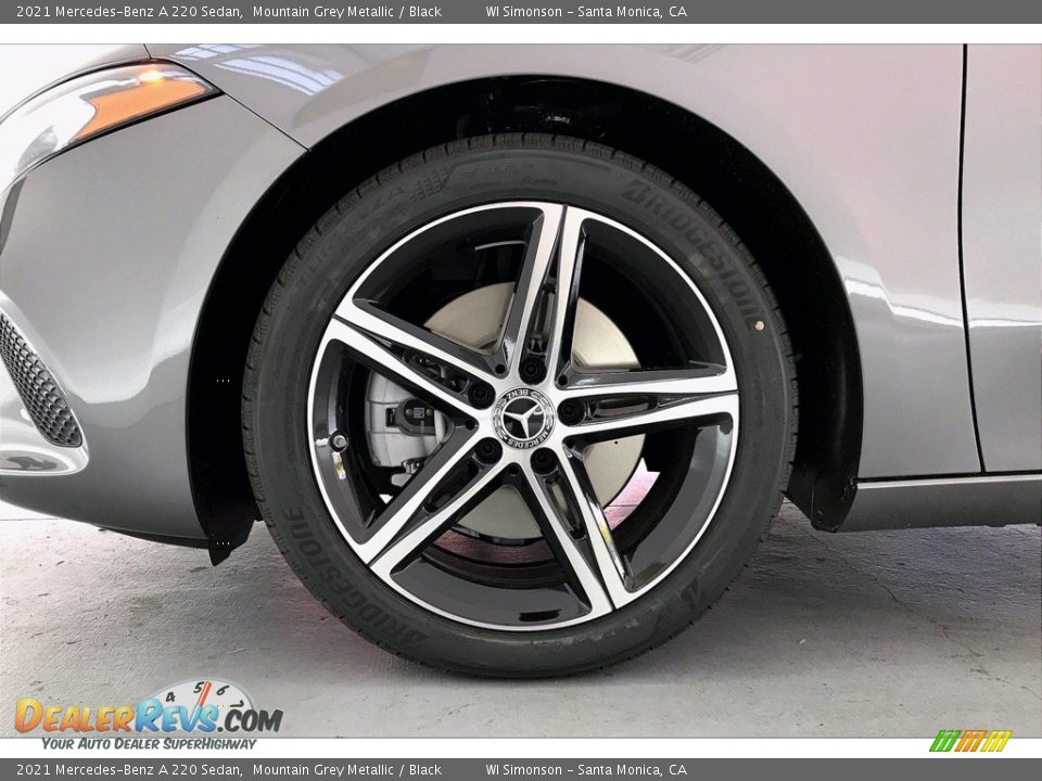 2021 Mercedes-Benz A 220 Sedan Mountain Grey Metallic / Black Photo #10