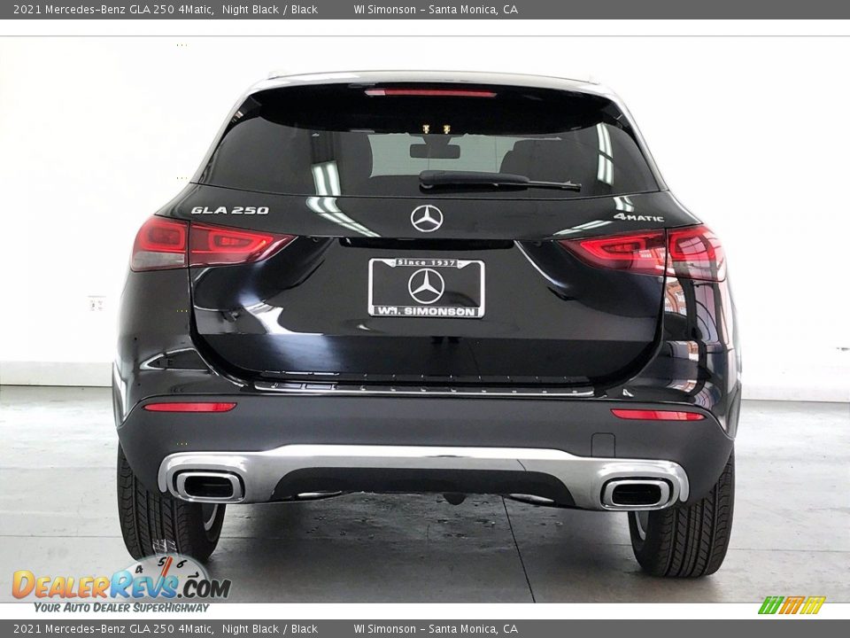 2021 Mercedes-Benz GLA 250 4Matic Night Black / Black Photo #3