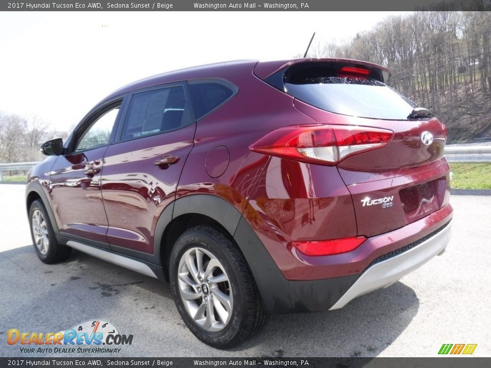 2017 Hyundai Tucson Eco AWD Sedona Sunset / Beige Photo #12