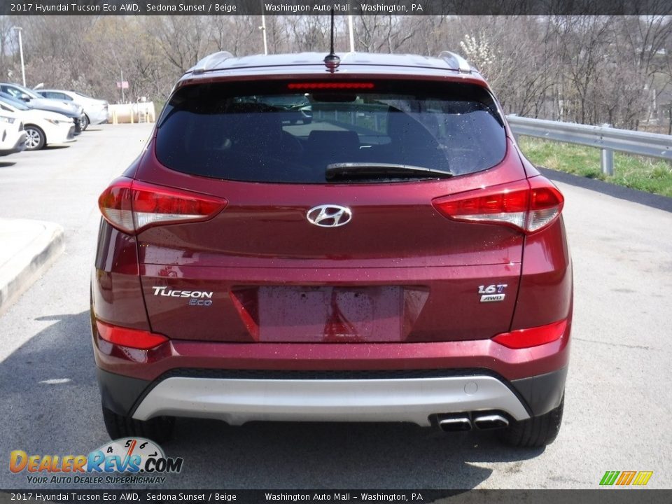 2017 Hyundai Tucson Eco AWD Sedona Sunset / Beige Photo #13