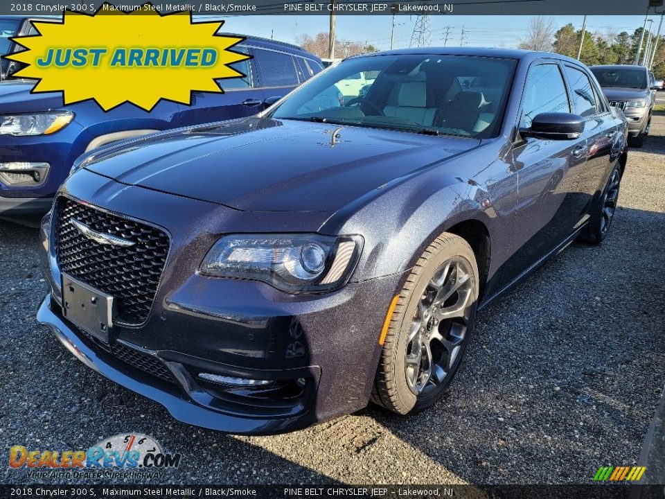 2018 Chrysler 300 S Maximum Steel Metallic / Black/Smoke Photo #1