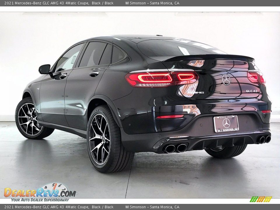 2021 Mercedes-Benz GLC AMG 43 4Matic Coupe Black / Black Photo #2