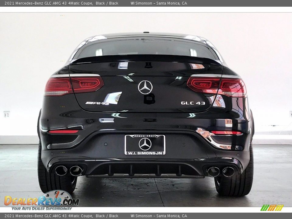 2021 Mercedes-Benz GLC AMG 43 4Matic Coupe Black / Black Photo #3
