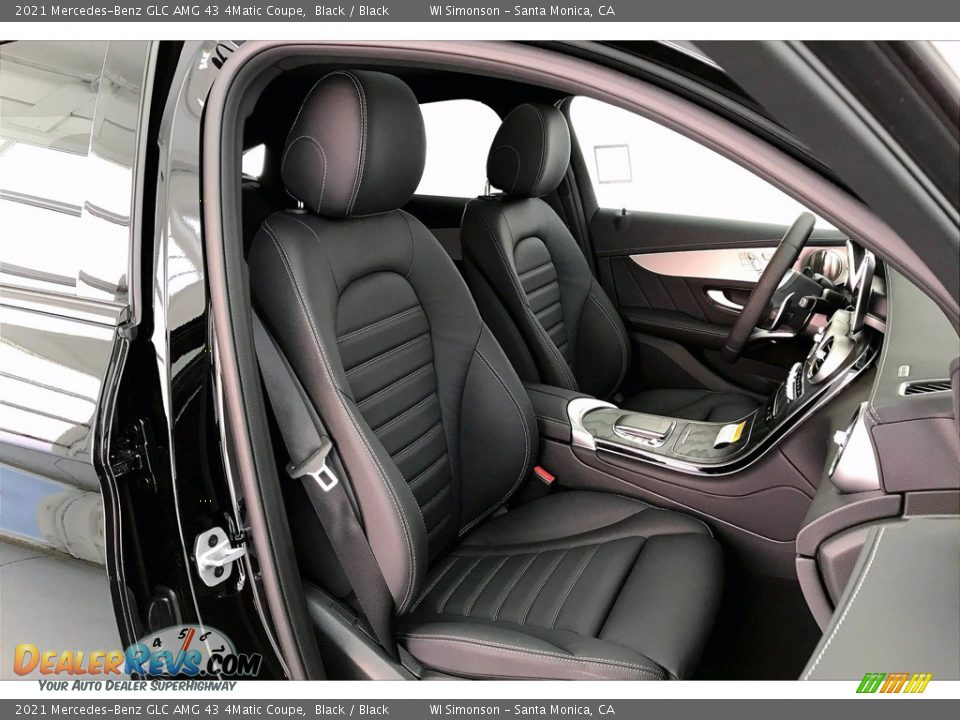 Black Interior - 2021 Mercedes-Benz GLC AMG 43 4Matic Coupe Photo #5