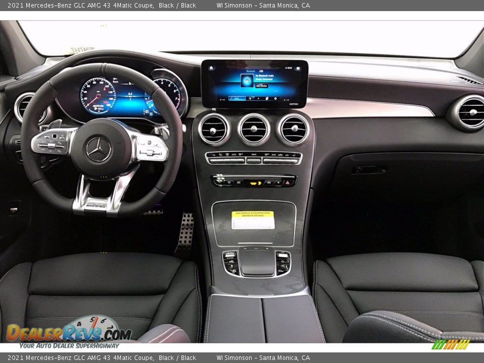 Dashboard of 2021 Mercedes-Benz GLC AMG 43 4Matic Coupe Photo #6