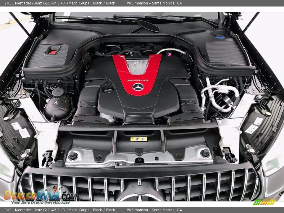 2021 Mercedes-Benz GLC AMG 43 4Matic Coupe 3.0 Liter Turbocharged DOHC 24-Valve VVT V6 Engine Photo #9