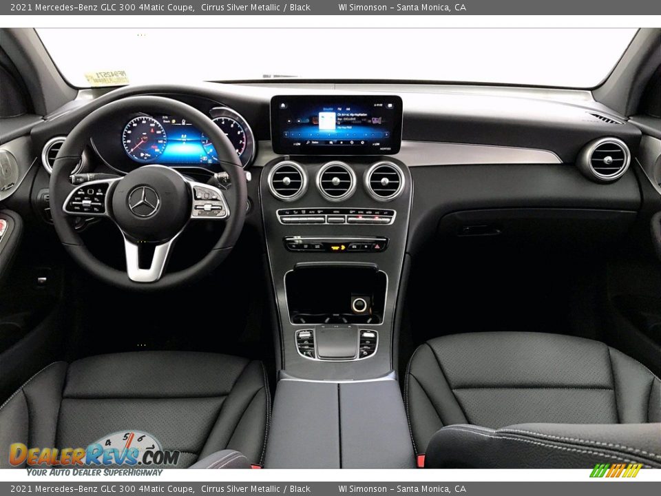 Dashboard of 2021 Mercedes-Benz GLC 300 4Matic Coupe Photo #6