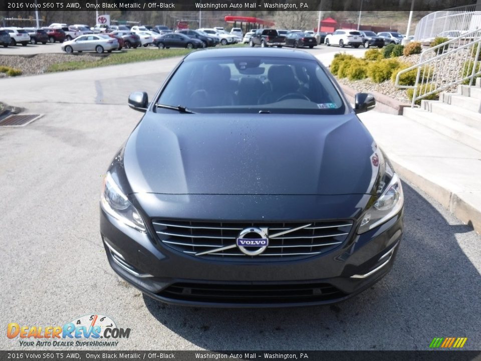 2016 Volvo S60 T5 AWD Onyx Black Metallic / Off-Black Photo #9