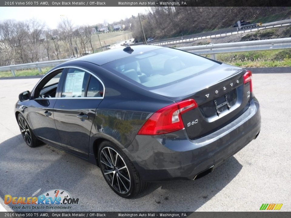 2016 Volvo S60 T5 AWD Onyx Black Metallic / Off-Black Photo #12