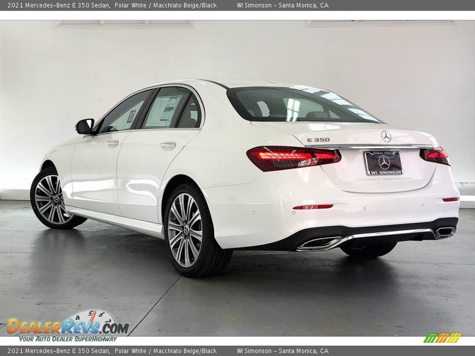 2021 Mercedes-Benz E 350 Sedan Polar White / Macchiato Beige/Black Photo #2