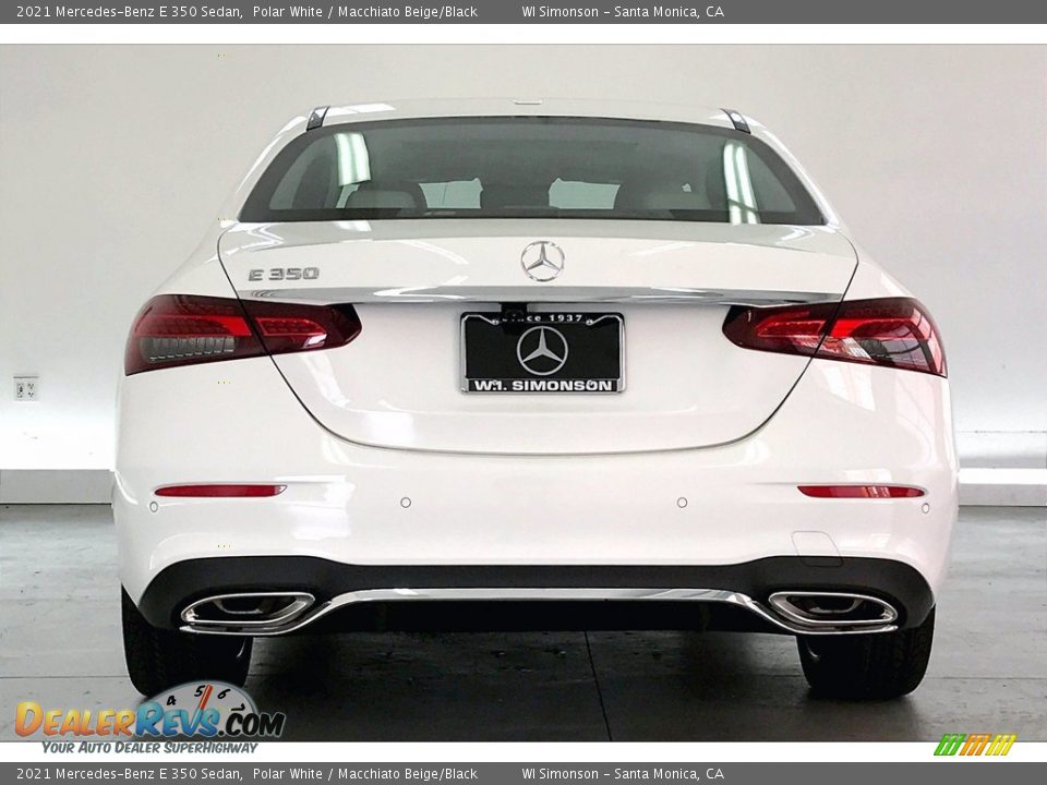 2021 Mercedes-Benz E 350 Sedan Polar White / Macchiato Beige/Black Photo #3