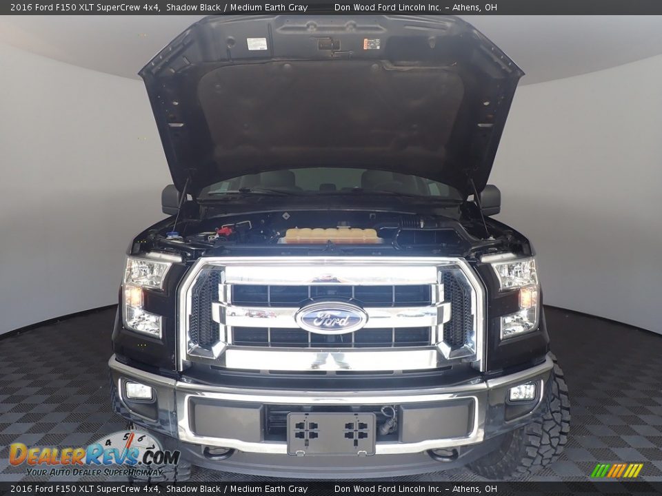 2016 Ford F150 XLT SuperCrew 4x4 Shadow Black / Medium Earth Gray Photo #5