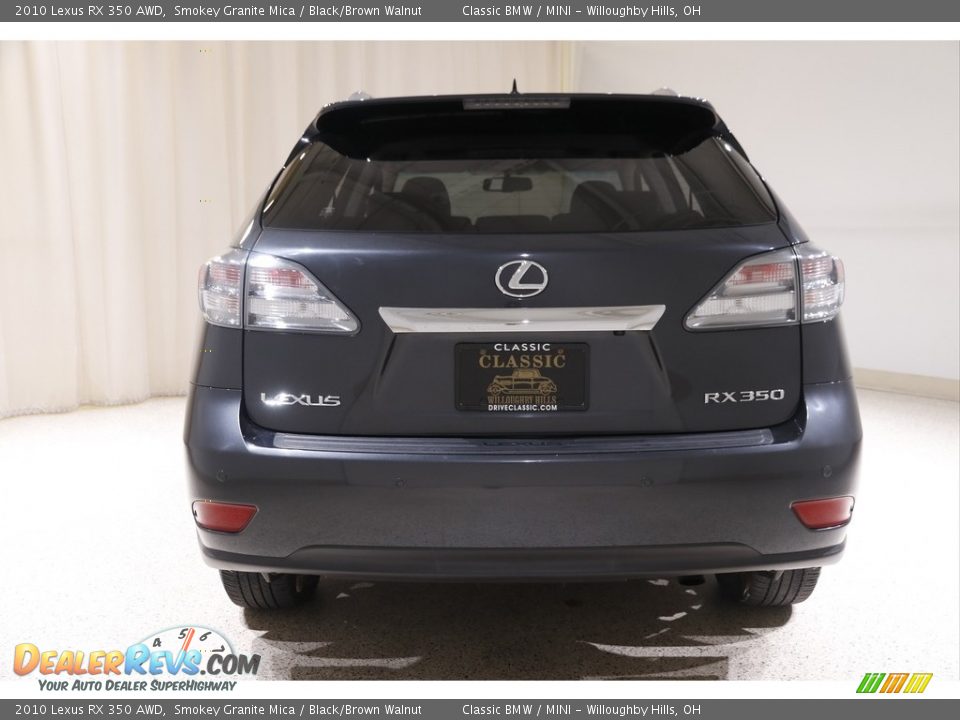 2010 Lexus RX 350 AWD Smokey Granite Mica / Black/Brown Walnut Photo #20