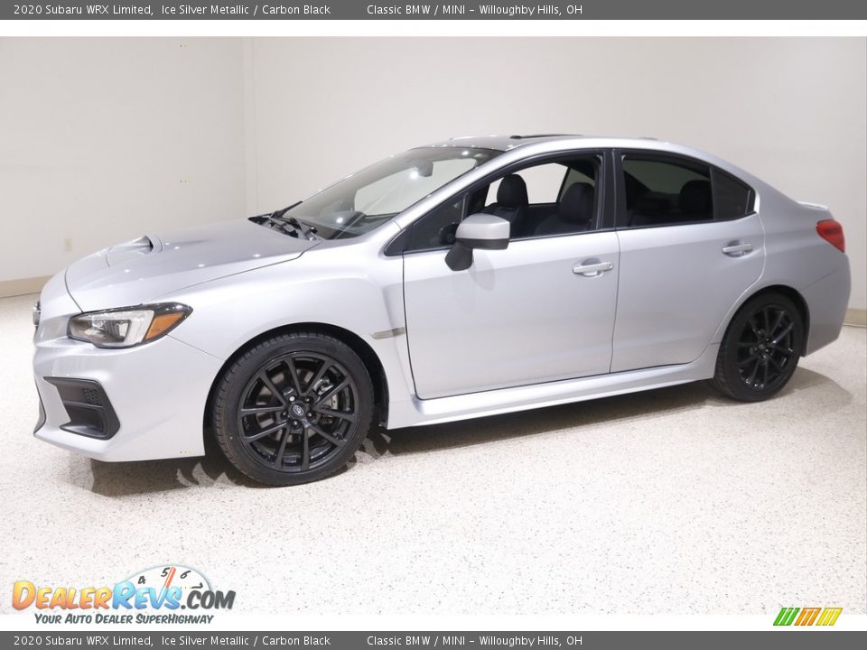 2020 Subaru WRX Limited Ice Silver Metallic / Carbon Black Photo #3