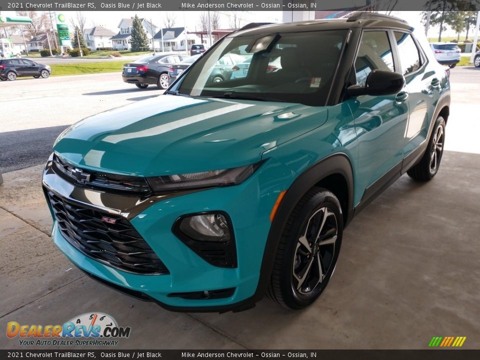 2021 Chevrolet TrailBlazer RS Oasis Blue / Jet Black Photo #8