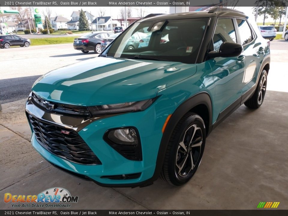 2021 Chevrolet Trailblazer RS Oasis Blue / Jet Black Photo #8