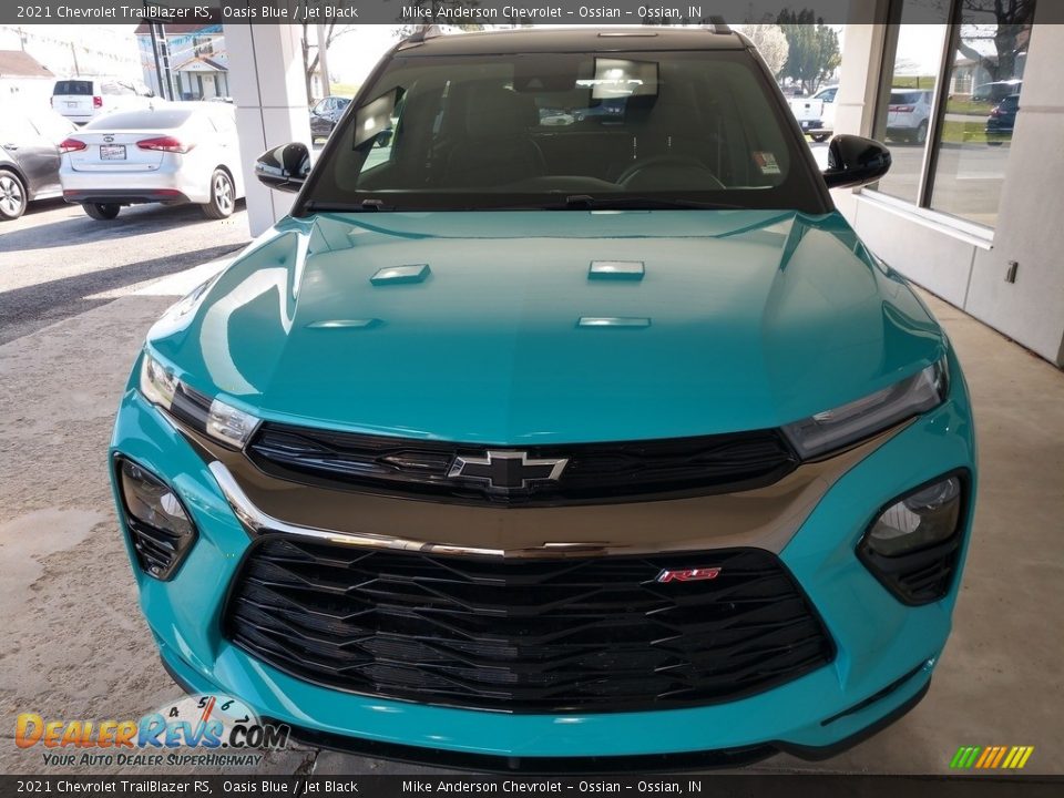 2021 Chevrolet TrailBlazer RS Oasis Blue / Jet Black Photo #9