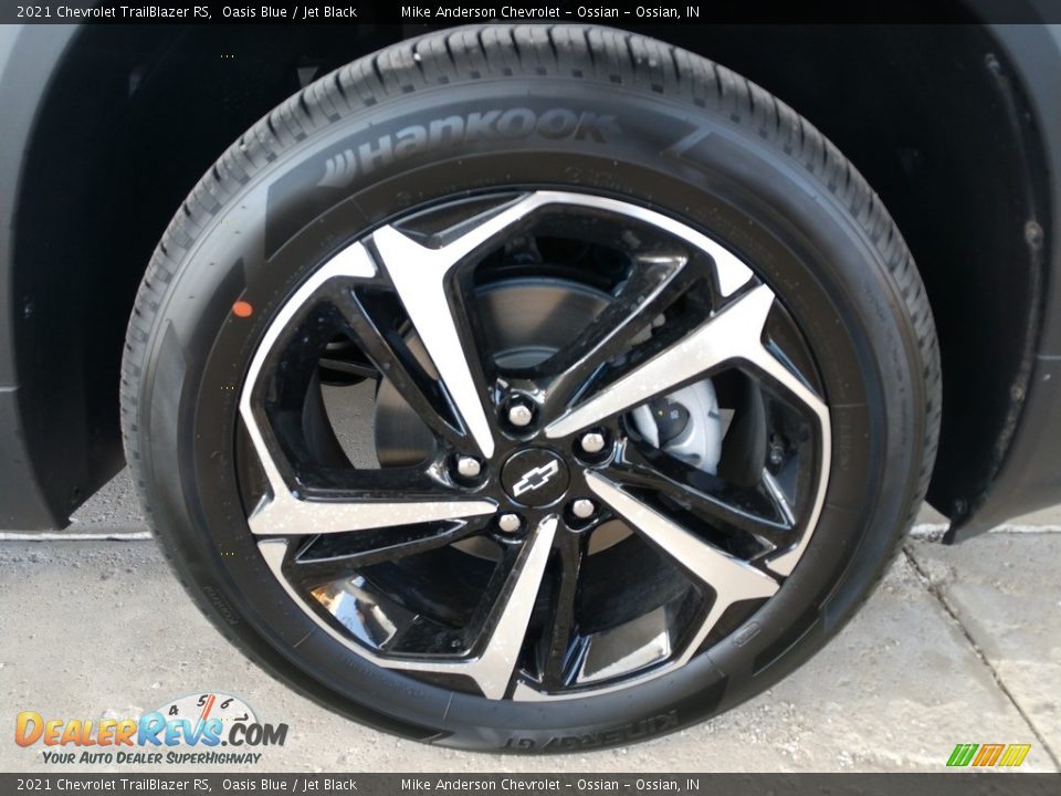 2021 Chevrolet TrailBlazer RS Oasis Blue / Jet Black Photo #11