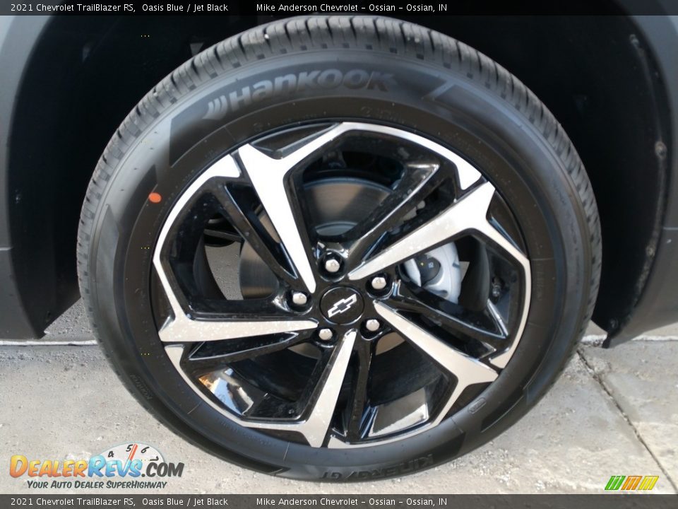 2021 Chevrolet Trailblazer RS Oasis Blue / Jet Black Photo #11