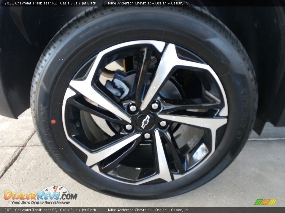 2021 Chevrolet Trailblazer RS Oasis Blue / Jet Black Photo #12