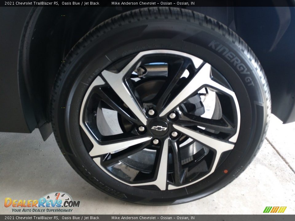 2021 Chevrolet Trailblazer RS Oasis Blue / Jet Black Photo #13