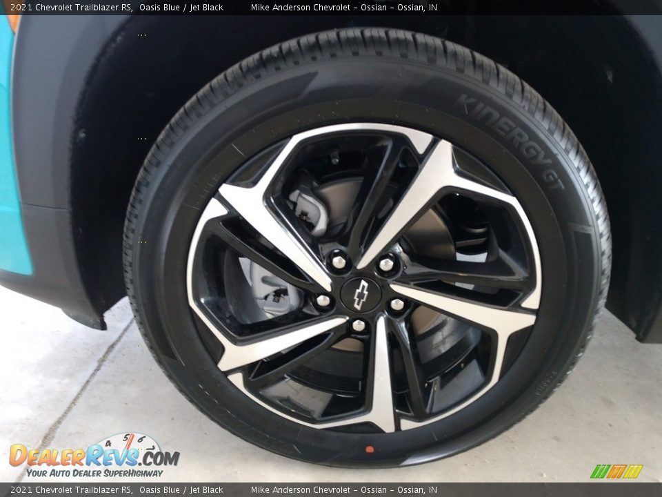 2021 Chevrolet Trailblazer RS Oasis Blue / Jet Black Photo #14