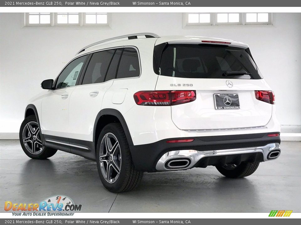 2021 Mercedes-Benz GLB 250 Polar White / Neva Grey/Black Photo #2