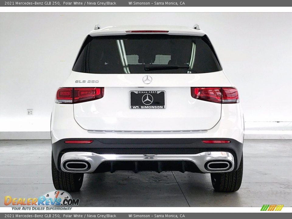 2021 Mercedes-Benz GLB 250 Polar White / Neva Grey/Black Photo #3