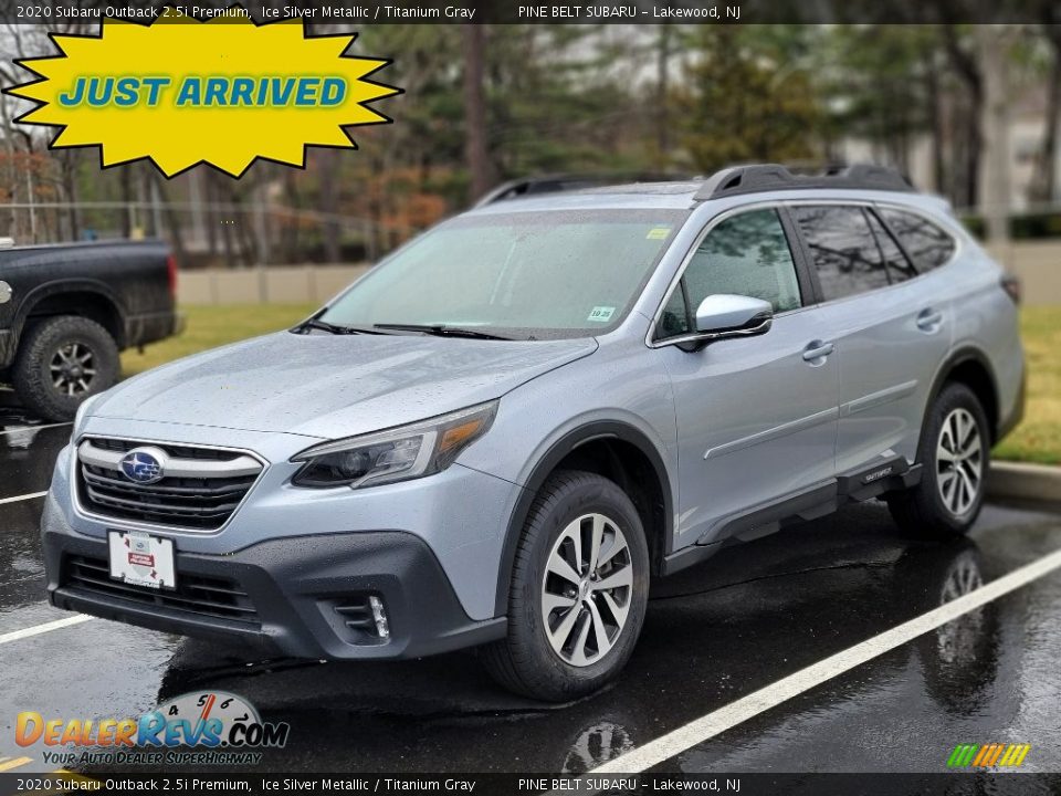 2020 Subaru Outback 2.5i Premium Ice Silver Metallic / Titanium Gray Photo #1