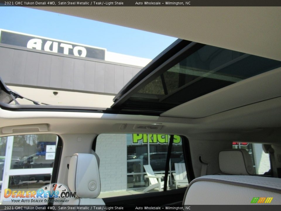 2021 GMC Yukon Denali 4WD Satin Steel Metallic / Teak/­Light Shale Photo #13