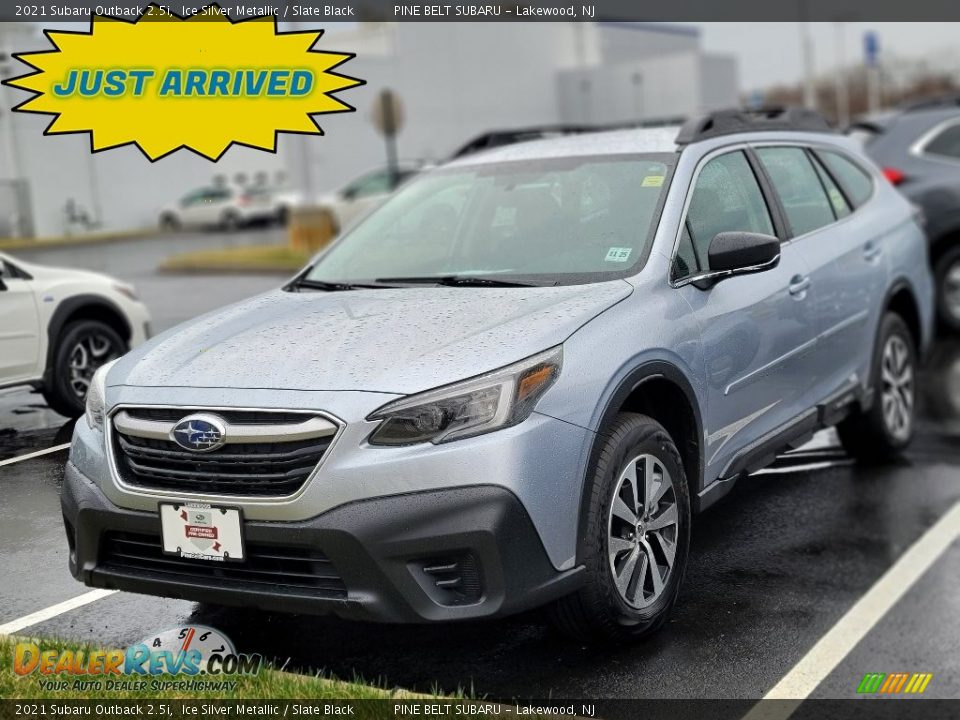 2021 Subaru Outback 2.5i Ice Silver Metallic / Slate Black Photo #1