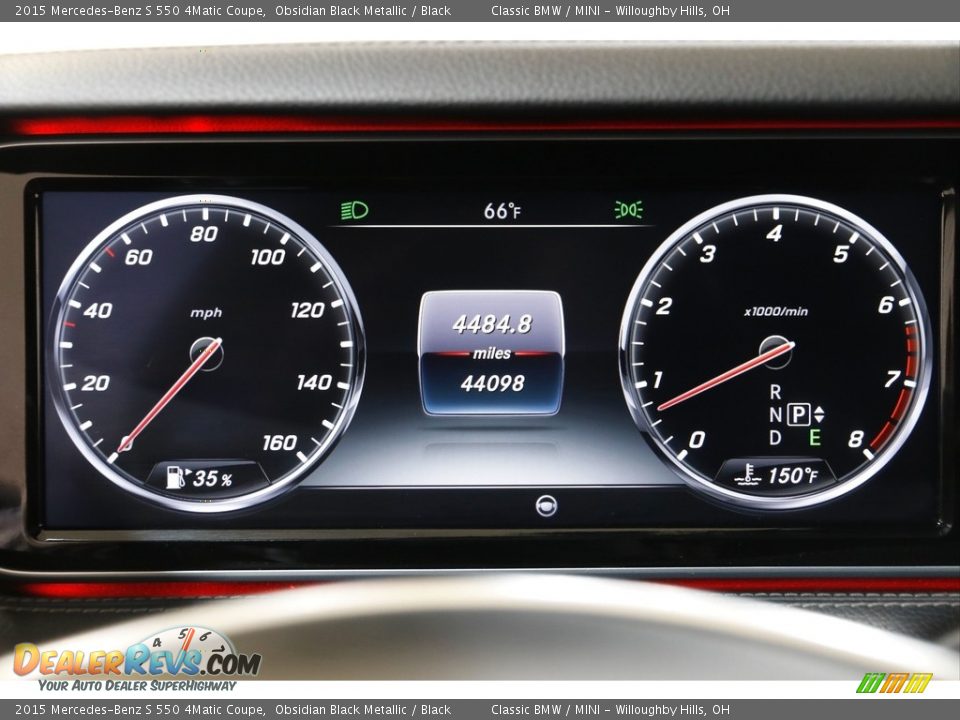 2015 Mercedes-Benz S 550 4Matic Coupe Gauges Photo #10