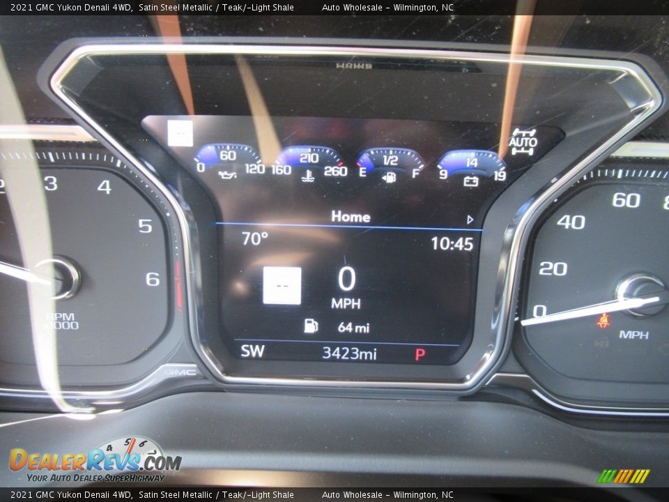 2021 GMC Yukon Denali 4WD Satin Steel Metallic / Teak/­Light Shale Photo #15