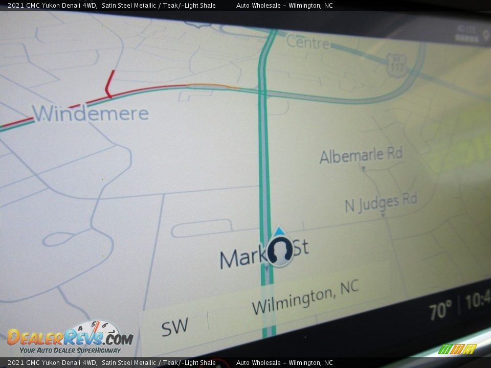 2021 GMC Yukon Denali 4WD Satin Steel Metallic / Teak/­Light Shale Photo #16