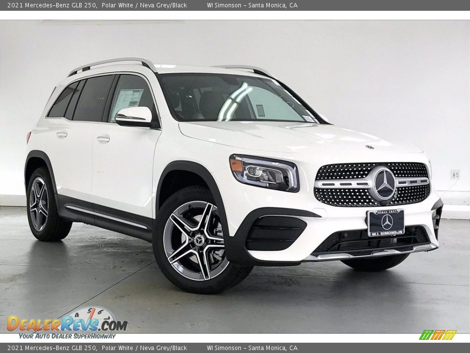 2021 Mercedes-Benz GLB 250 Polar White / Neva Grey/Black Photo #12