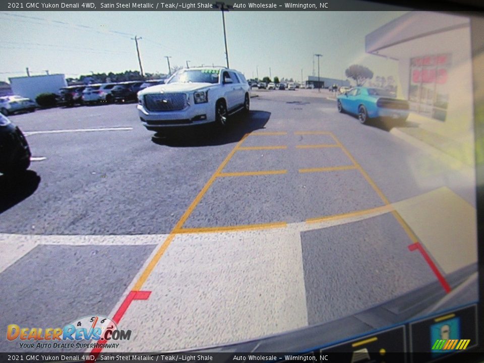 2021 GMC Yukon Denali 4WD Satin Steel Metallic / Teak/­Light Shale Photo #18