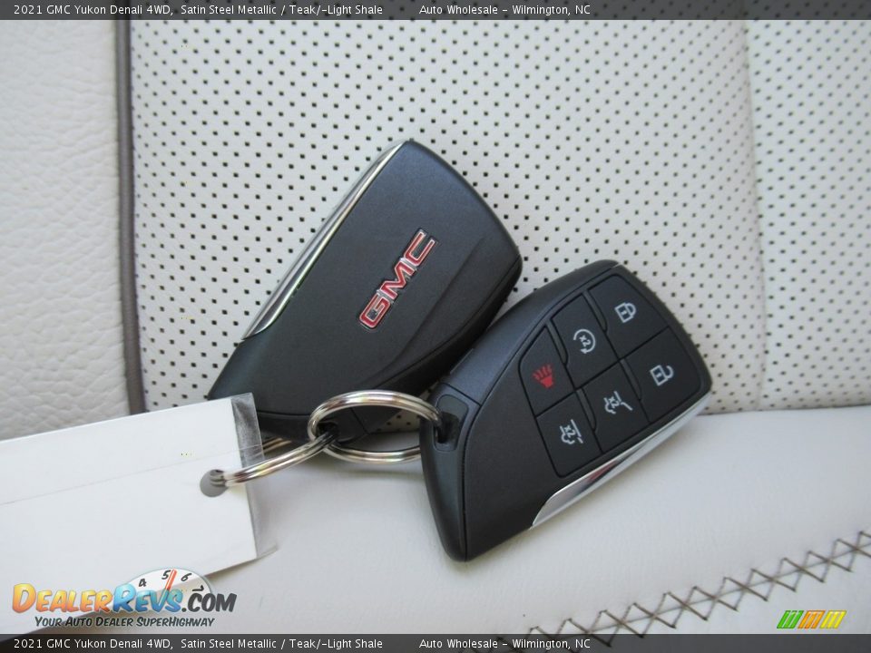 2021 GMC Yukon Denali 4WD Satin Steel Metallic / Teak/­Light Shale Photo #20
