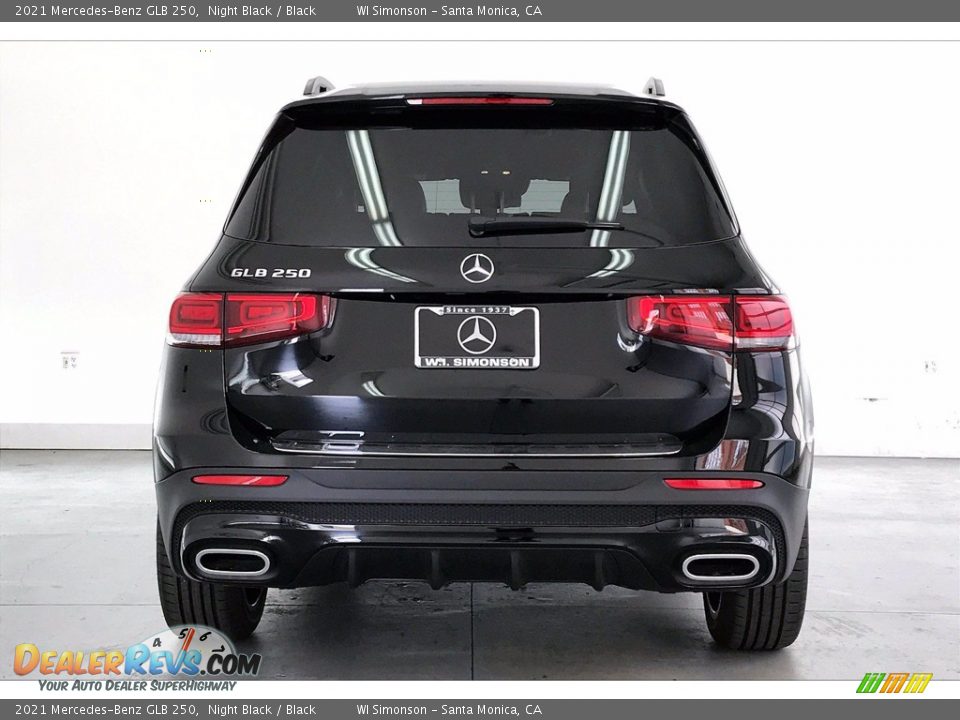 2021 Mercedes-Benz GLB 250 Night Black / Black Photo #3