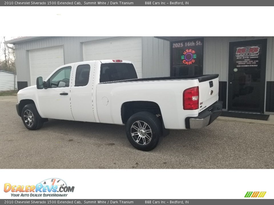 2010 Chevrolet Silverado 1500 Extended Cab Summit White / Dark Titanium Photo #3