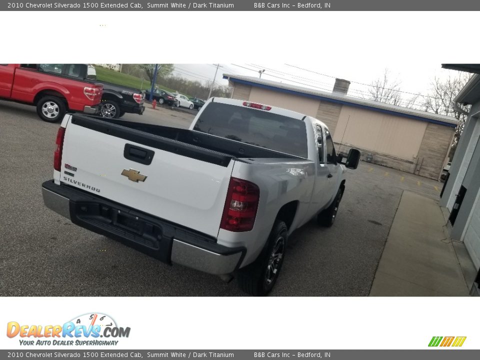 2010 Chevrolet Silverado 1500 Extended Cab Summit White / Dark Titanium Photo #5