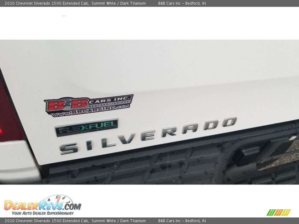 2010 Chevrolet Silverado 1500 Extended Cab Summit White / Dark Titanium Photo #9