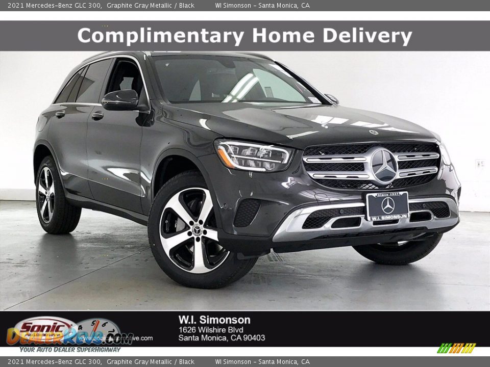 2021 Mercedes-Benz GLC 300 Graphite Gray Metallic / Black Photo #1