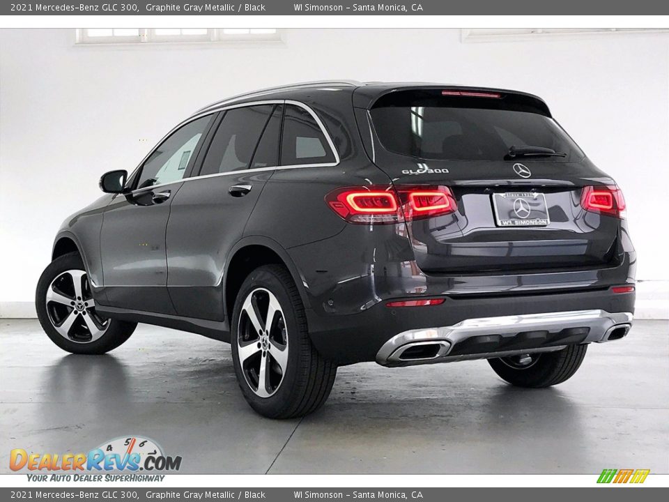 2021 Mercedes-Benz GLC 300 Graphite Gray Metallic / Black Photo #2