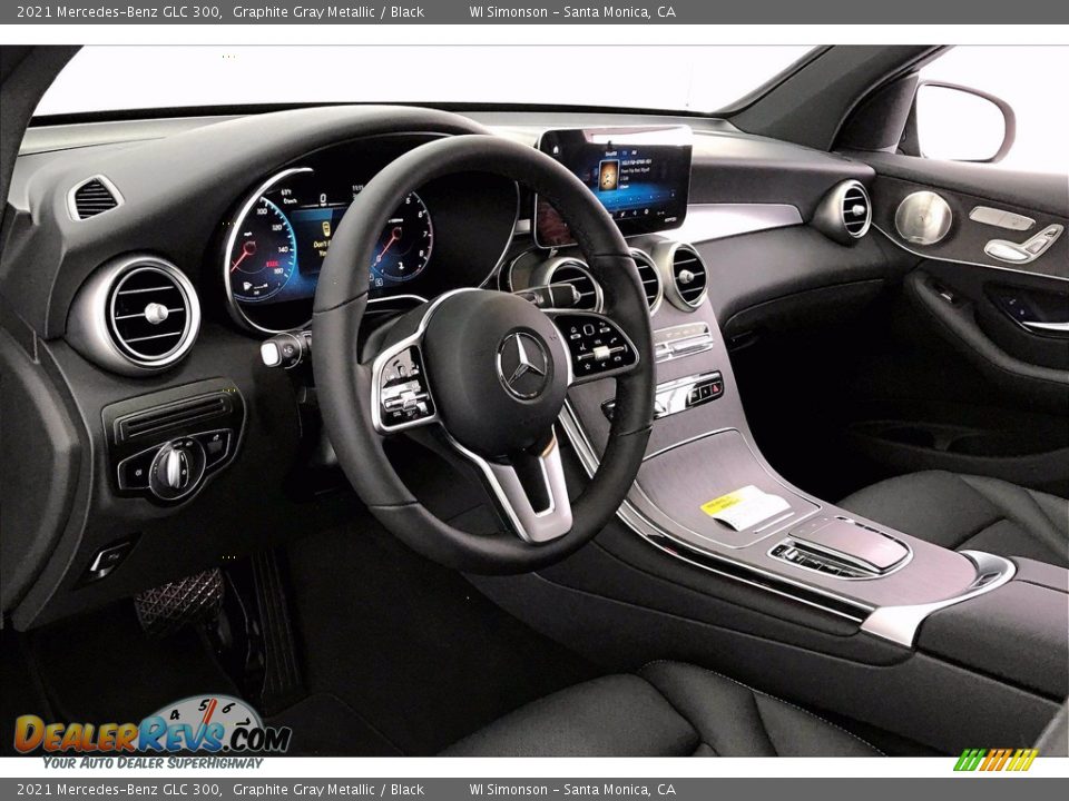 2021 Mercedes-Benz GLC 300 Graphite Gray Metallic / Black Photo #4