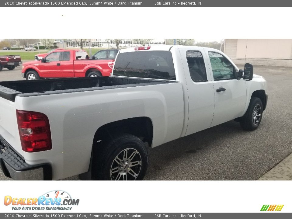 2010 Chevrolet Silverado 1500 Extended Cab Summit White / Dark Titanium Photo #18