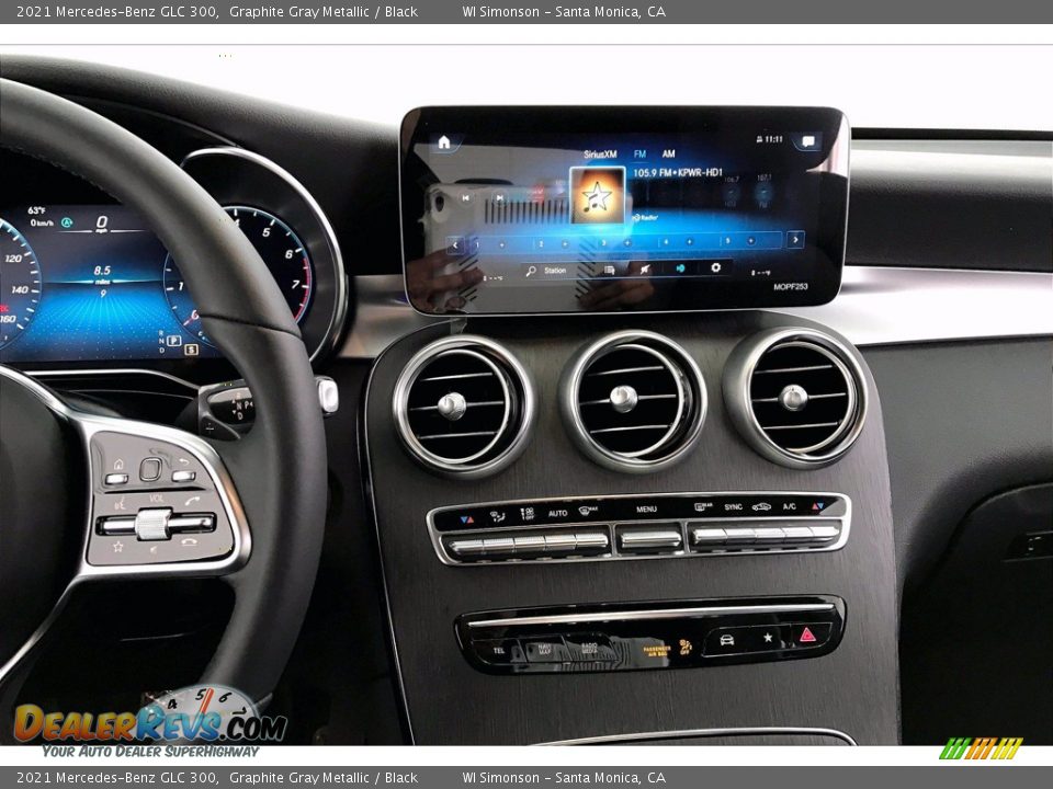 2021 Mercedes-Benz GLC 300 Graphite Gray Metallic / Black Photo #7