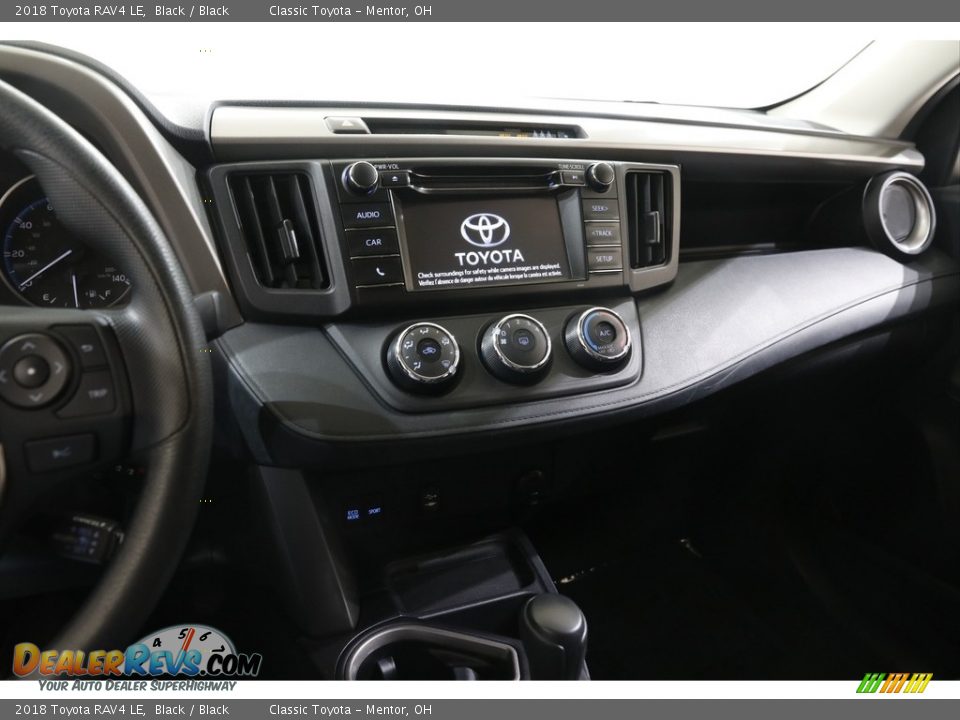 2018 Toyota RAV4 LE Black / Black Photo #9