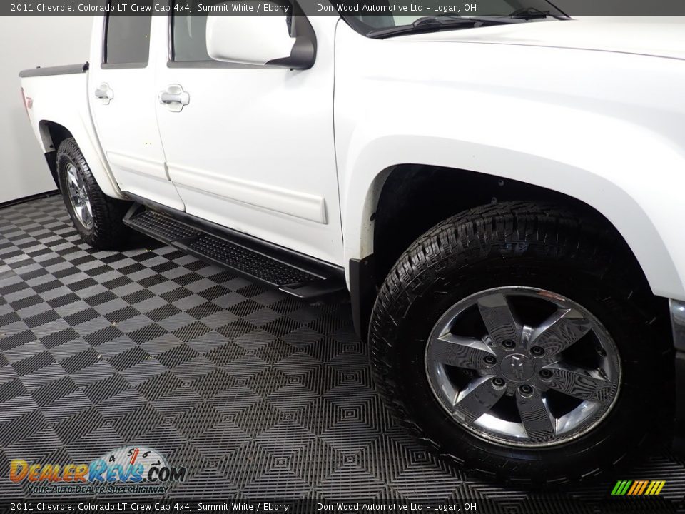 2011 Chevrolet Colorado LT Crew Cab 4x4 Summit White / Ebony Photo #3