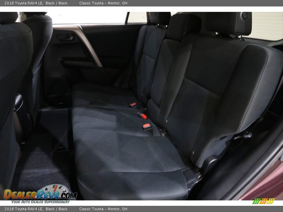 2018 Toyota RAV4 LE Black / Black Photo #15