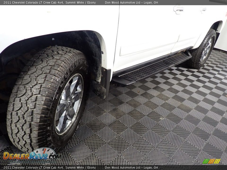 2011 Chevrolet Colorado LT Crew Cab 4x4 Summit White / Ebony Photo #8